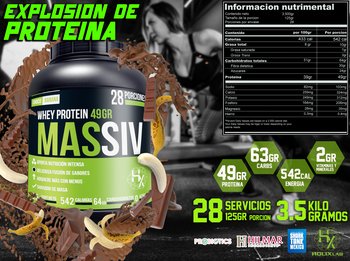 MASSIV 3.5 kg - ProteÍna + Carbohidratos - Imagen Adicional