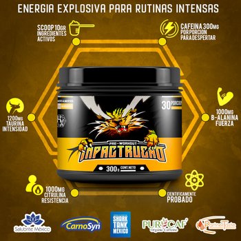PRE ENTRENO - IMPACTRUENO 300gr - Imagen Adicional