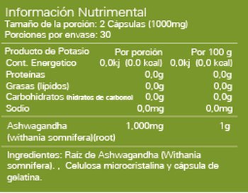 ASHWAGANDHA - Imagen Adicional