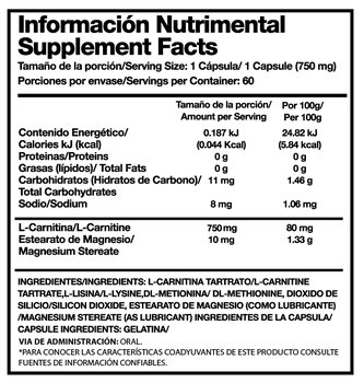 L-CARNITINA ALPHA - Imagen Adicional