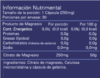 CITRATO DE MAGNESIO - Imagen Adicional