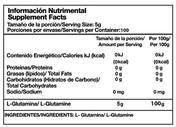 L-GLUTAMINA - Imagen Adicional