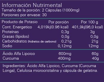ALPHA LIPOIC ACID - Imagen Adicional