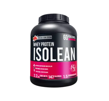 ISOLEAN 2.2 kg - Whey Protein - Fresas con crema