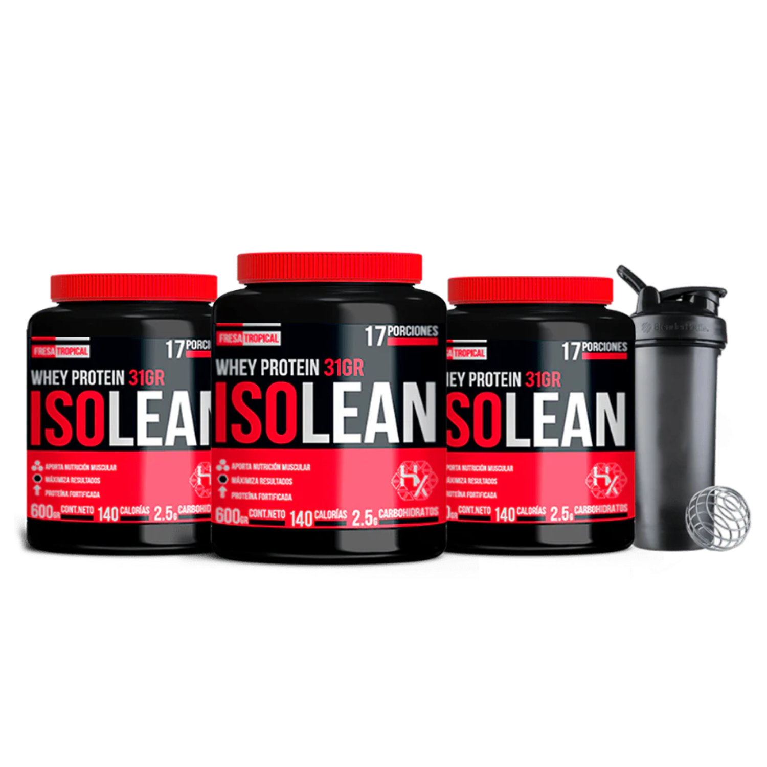 PACK MÚSCULO: ISOLEAN x3 600gr + Shaker